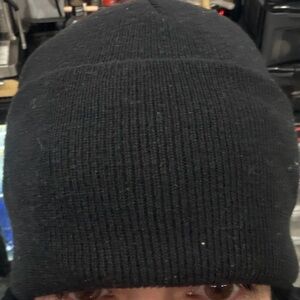 Unique Vintage Black Knit Hat